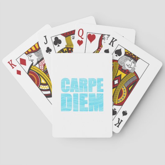 Carpe Diem Pokerkaarten (Achterkant)