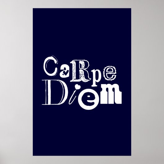 Carpe Diem Poster (Voorkant)