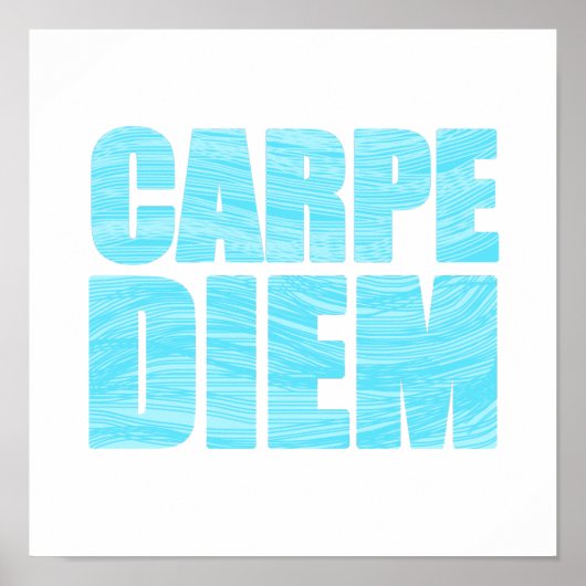 Carpe Diem Poster (Voorkant)