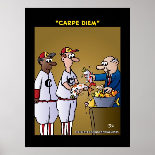 "Carpe Diem" Poster (Voorkant)