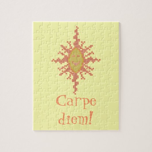 Carpe diem ! Puzzle Sunburst (Vertical)
