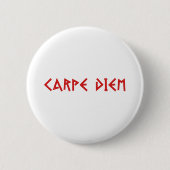 Carpe Diem Ronde Button 5,7 Cm (Voorkant)