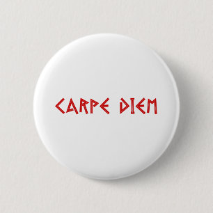 Carpe Diem Ronde Button 5,7 Cm