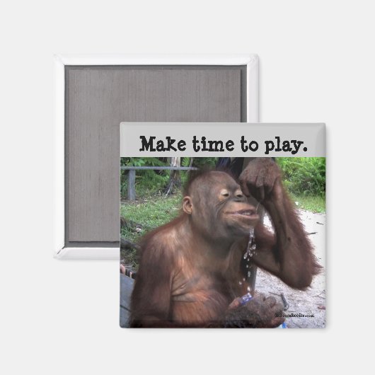 Carpe Diem Schattig Wildlife Magneet (Voorkant / Achterkant)