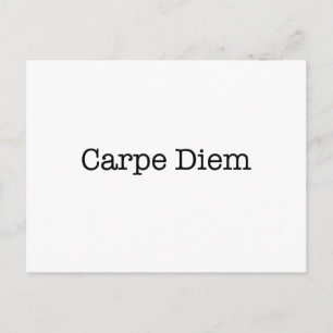 Carpe Diem Seize de Dag Citaat - Citaten Briefkaart