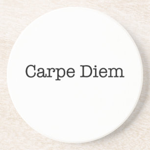 Carpe Diem Seize de Dag Citaat - Citaten Zandsteen Onderzetter
