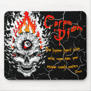 Carpe Diem Skull Muismat