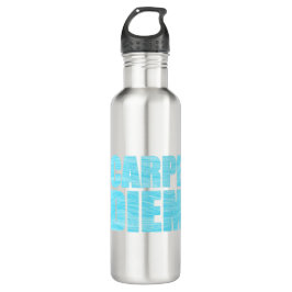 Carpe Diem Stainless Steel Water Bottle Waterfles