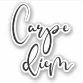 Carpe Diem Sticker (Voorkant)