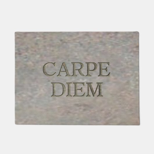 Carpe Diem Stone doormat Deurmat (Voorkant)