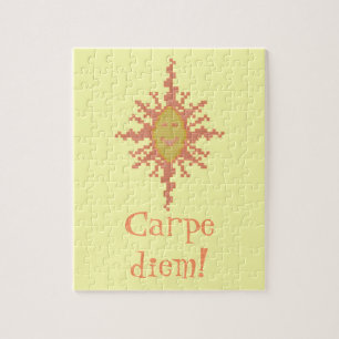 Carpe diem. Sunburst Puzzle Legpuzzel