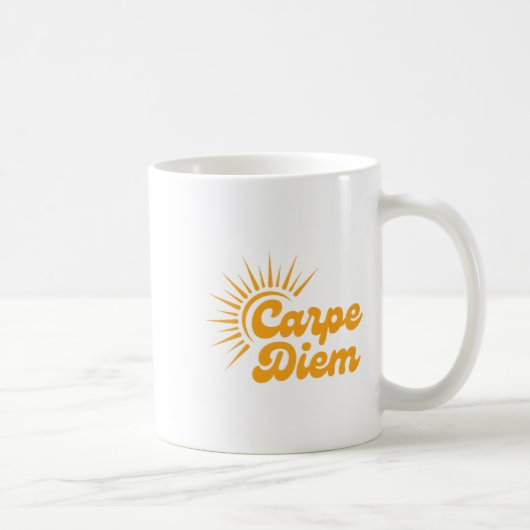 Carpe Diem Sunrise Premium  Koffiemok (Rechts)