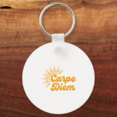Carpe Diem Sunrise Premium  Sleutelhanger (Voorkant)