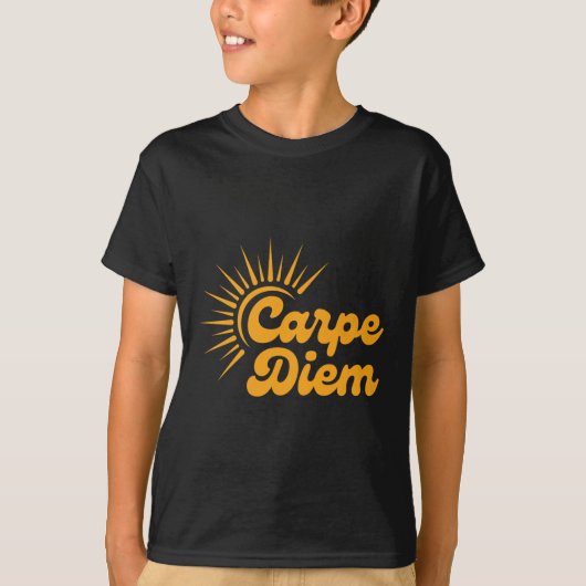 Carpe Diem Sunrise Premium  T-shirt (Voorkant)