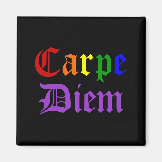 Carpe Diem - Trots Magneet (Voorkant)