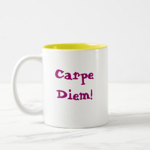 Carpe Diem! Tweekleurige Koffiemok