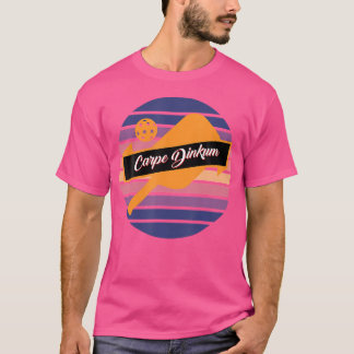 Carpe Dinkum Grappige Pickleballs Rackets en augur T-shirt