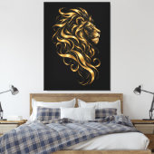 Carpe Koï Dorée Toile Enveloppée (Insitu(Chambre))