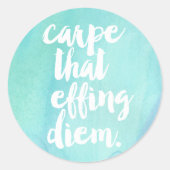 Carpe Les Stickers De Citation Diem Efficaces | Aq (Devant)