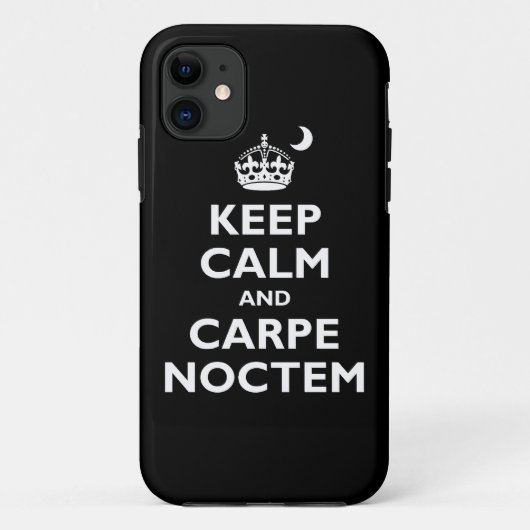 Carpe Noctem. Case-Mate iPhone Case (Achterkant)