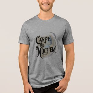 Carpe Noctem (Seize the Night) in het zwart Tri-Blend Shirt