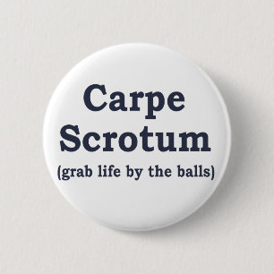 Carpe Scrotum Ronde Button 5,7 Cm