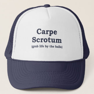 Carpe Scrotum Trucker Pet