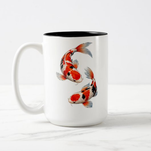 carpe sur mug (Gauche)