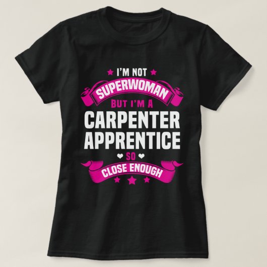 Carpenter Apprentice T-shirt (Design voorkant)