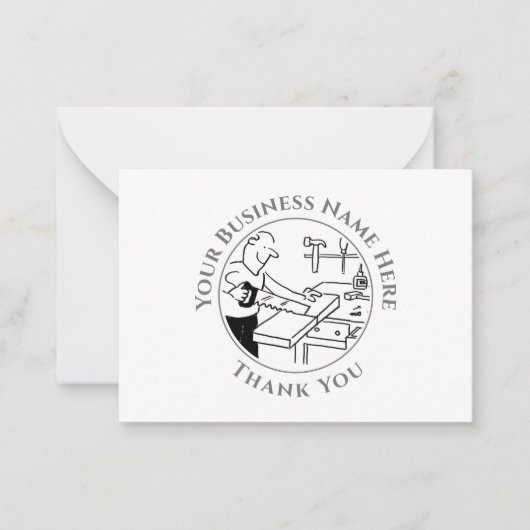 Carpenter Bedankt voor je briefkaart (Voorkant)