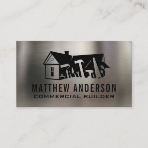 Carpenter Builder Tools Logo Design   Kleur Visitekaartje