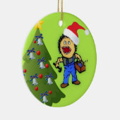 Carpenter Christmas Keramisch Ornament (Rechts)