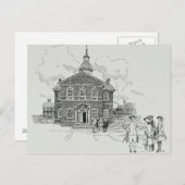 Carpenter Hall Philadelphia Briefkaart (Voorkant / Achterkant)