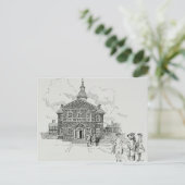 Carpenter Hall Philadelphia Briefkaart (Staand voorkant)