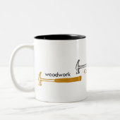 Carpenter Handyman Tweekleurige Koffiemok (Links)