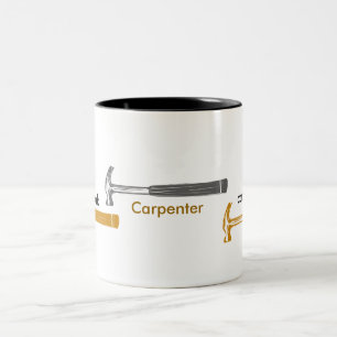 Carpenter Handyman Tweekleurige Koffiemok