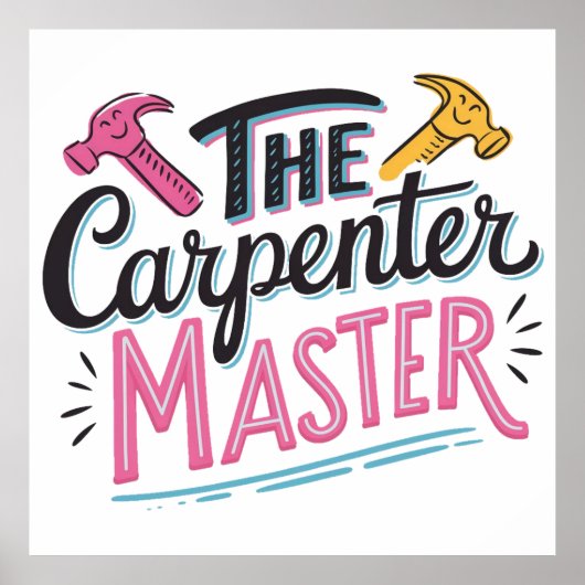 Carpenter job master  poster (Voorkant)
