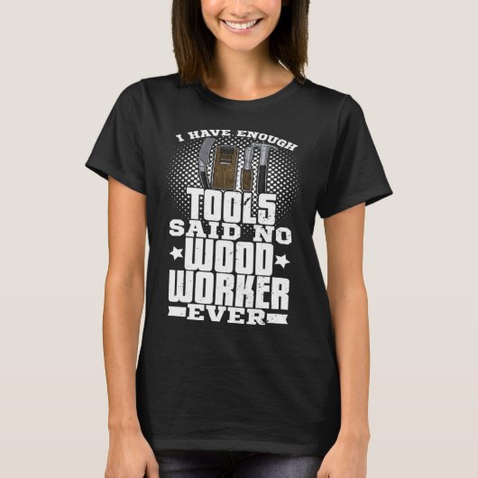 Carpenter joinery carpenter woodworker chainsaw pr t-shirt (Voorkant)