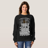 Carpenter joinery carpenter woodworker chainsaw pr trui (Voorkant volledig)