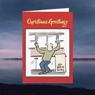 Carpenter- of Joiner-kerstkaart Feestdagen Kaart