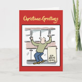 Carpenter ou Joindre Carte de Noël (Devant)