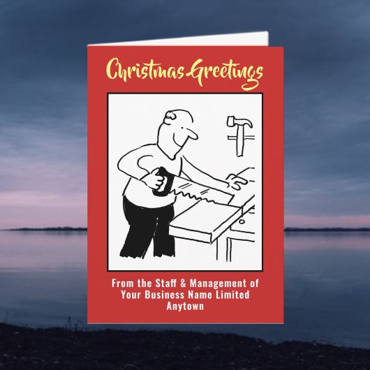 Carpenter ou Joindre Carte de Noël