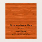 Carpenter Professional Business Visitekaartjes (Buitenkant ongevouwen)