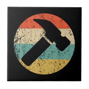 Carpenter  Retro Hammer Tegeltje