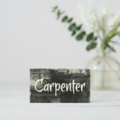 Carpenter Rustic Visitekaartje (Staand voorkant)