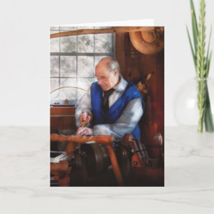 Carpenter - The Woodturner Feestdagen Kaart