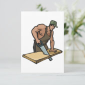 Carpenter-uitnodigingen Kaart (Staand voorkant)