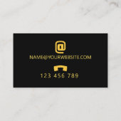 Carpenter Visitekaartje (Achterkant)