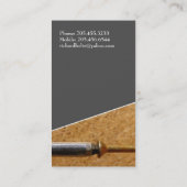 Carpenter - Visitekaartjes (Achterkant)