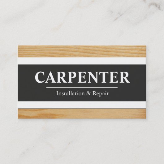 Carpenter-Visitekaartjes Visitekaartje (Voorkant)